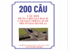BỘ ĐỀ 200 CÂU HỎI THI BẰNG LÁI XE MÁY A1