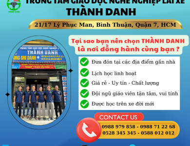 KHAI TRƯƠNG VĂN PHÒNG GHI DANH MỚI – TRUNG TÂM LÁI XE THÀNH DANH